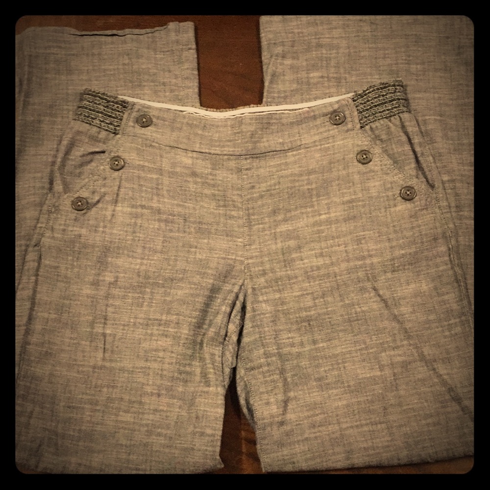 Woman’s grey pants